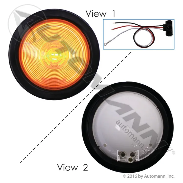 Automann 571.LG40A-K F/P/T Light Kit 4in Amber