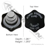 Automann 572.4005 Power Steering Reservoir Cap