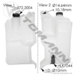 575.10117 WASHER FLUID RESERVOIR FREIGHTLINER