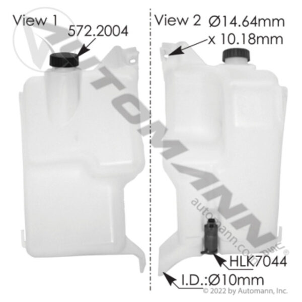 575.10117 WASHER FLUID RESERVOIR FREIGHTLINER