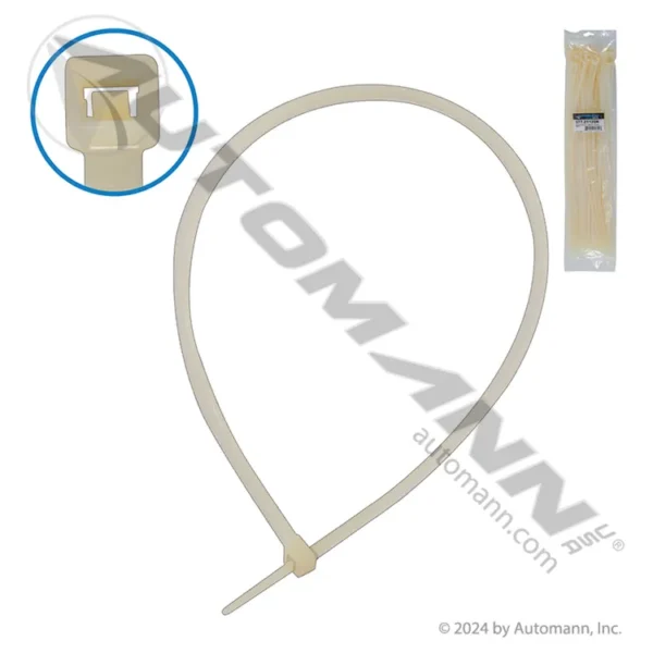 Automann 577.21120N Nylon Zip Ties 21in Length White