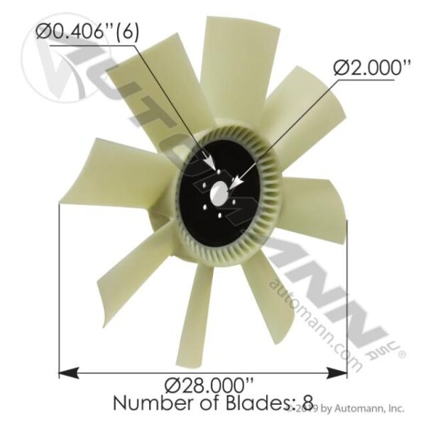 Automann 810.FB9914 Engine Fan Blade