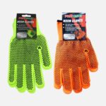 CH87354 NEON GLOVES BLACK DOTTED ASST.