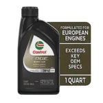 Castrol EDGE Euro 0W-40 Advanced Full Synthetic Motor Oil, 1 Quart