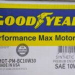 00004 GOODYEAR SYN BLEND 10W30 12/1 CASE