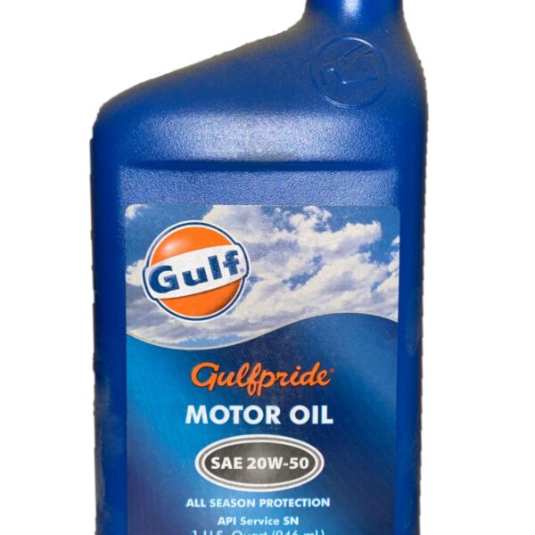330137 GULF PRIDE SYNTHETIC BLEND 20W50 (12 QUARTS /1 CASE)