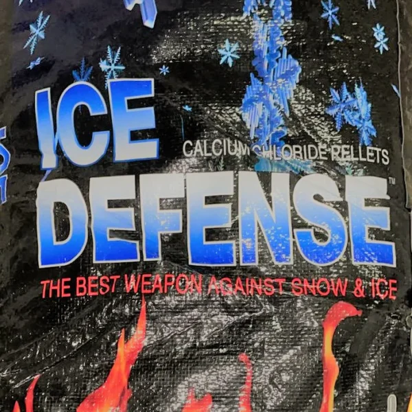 ICE DEFENSE CALCIUM CHLORIDE SALT 50 LBS