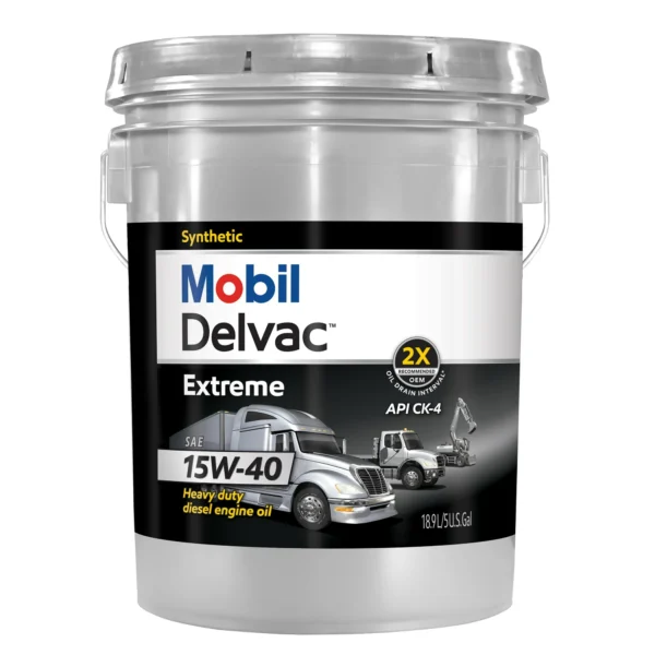 MOBIL DELVAC EXTREME 15W40 5GAL PAIL