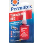 Permatex 27200 Hiigh Temperature Threadlocker Red 10 ml