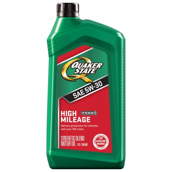 Quaker State High Mileage 5W-30 Motor Oil, 1 Quart
