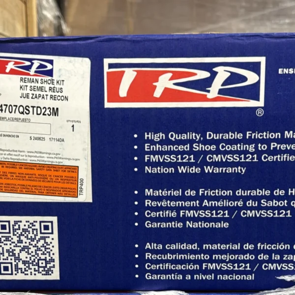TRP RK4707QSTD23M REMAN SHOE KIT
