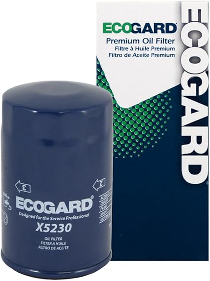 ECOGARD X5230 Premium Spin-On Engine Oil Filter for Conventional Oil Fits Jeep Liberty 2.8L DIESEL 2005-2006