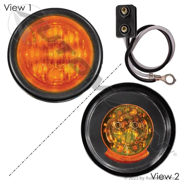 571.LD30A9-K Marker Light Kit LED 2in Amber