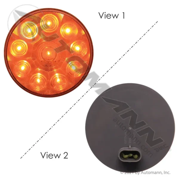 571.LD44A10 F/P/T LIGHT LED 4IN AMBER