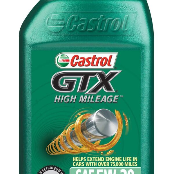 149D6A CASTROL GTX HIGH MILEAGE 5W30 (6 QUARTS/1 CASE)