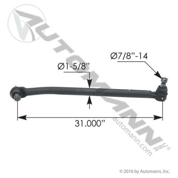 463.DS5922A Drag Link 31.000in C to C Kenworth 1 UNIT