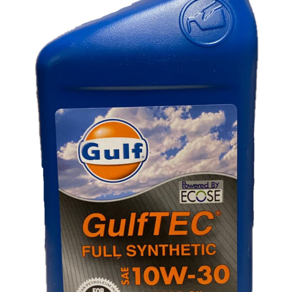 330213 GULF FULL SYNTHETIC 10W30 (12 QUARTS /1 CASE)