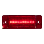 571.LG29R MARKER LIGHT 2IN X 6IN REFLEX RED 1 UNIT