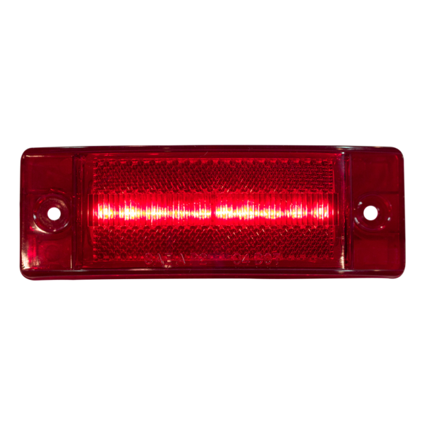 571.LG29R MARKER LIGHT 2IN X 6IN REFLEX RED 1 UNIT