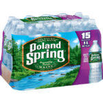 POLAND SPRING 100% NATURAL SPRING WATER 1 LITER 15 PACK