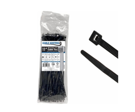 kable kontrol black cable zip ties ct267 1