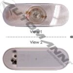 571.LG60W BACK-UP LIGHT 6IN OVAL