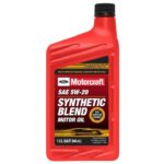 XO5W20Q1SP MOTORCRAFT SYNTHETIC BLEND 5W20 (12 QUARTS/1 CASE)
