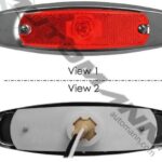 571.LG267R MARKER LIGHT LOW PROFILE REFLEX RED