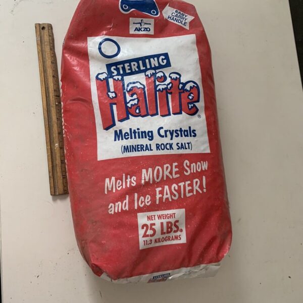HALITE ROCK SALT 25LBS 1 BAG