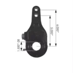 134.2840 Manual Slack Adjuster 5in-6in 1 UNIT