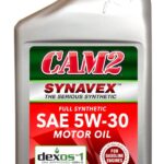 80565-09912 CAM2 SYNAVEX DEXOS1 FULL SYNTHETIC 5W30 MOTOR OIL 12/1 CASE